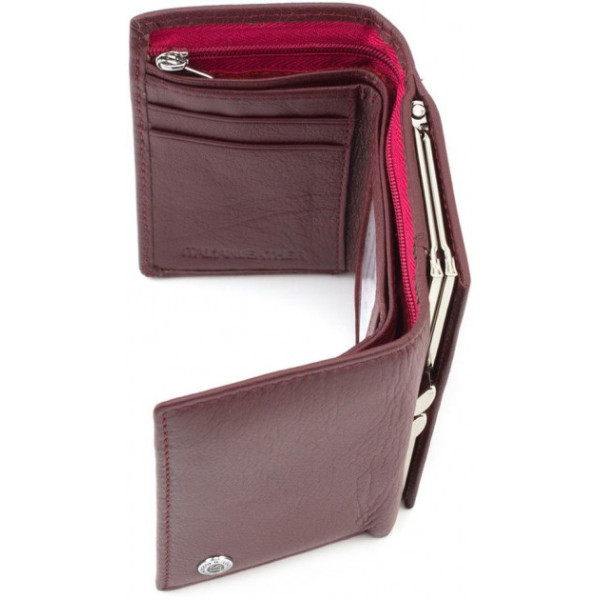 Женский кожаный кошелек ST Leather (ST617) 98552 Бордовый