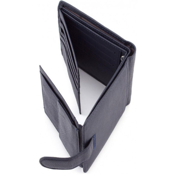Мужской кожаный кошелек ST Leather (ST153) 98378 Синий