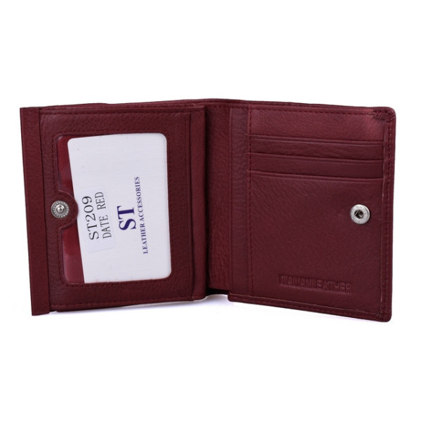 Женский кожаный кошелек ST Leather (ST209) 98413 Бордовый