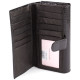 Оригинальный лаковый кошелек из натуральной кожи  Marco Coverna MC-403-2480-1 (JZ6582) черный