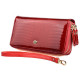 Женский кожаный кошелек клатч на две молнии ST Leather (S5001A) 98247 Красный