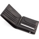 Чоловічий гаманець з натуралной шкіри ST Leather (ST-3) 98440 Чорний