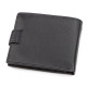 Мужской кошелек из натуралной кожи ST Leather (ST103) 98305 Черный