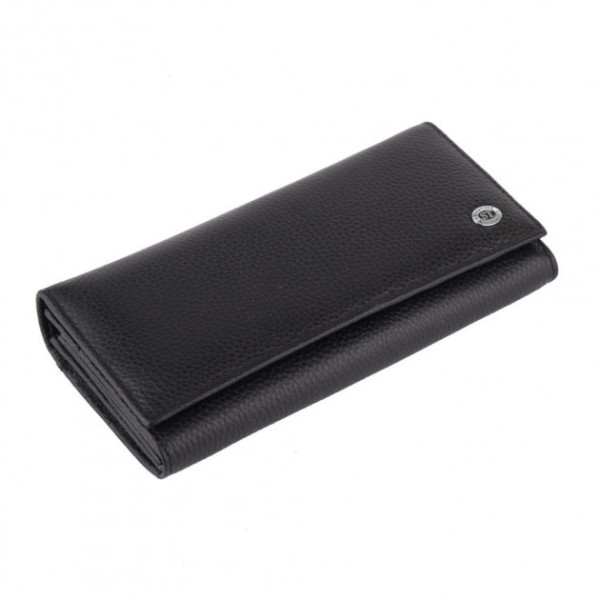 Кошелек женский из натуральной кожи ST Leather (ST150) 98359 Черный