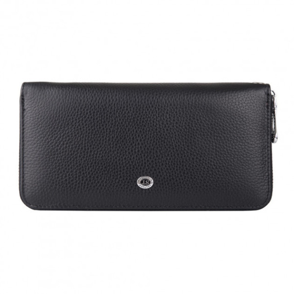 Гаманець жіночий з натуральної шкіри ST Leather (ST45-2) 98537 Чорний