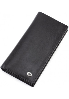 Мужской кошелек кожаный ST Leather (ST152) 98376 Черный