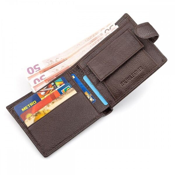 Мужской кожаный кошелек ST Leather (ST104) 98310 Коричневый