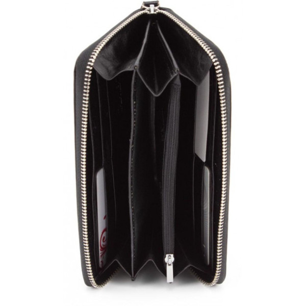 Клатч- портмоне на молнии кожаный ST Leather (B138-3) 98105 Черный