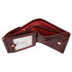 Женский кожаный кошелек складной маленький лаковый ST Leather (S1101A) 98204 Бордовый
