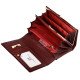 Жіночий шкіряний гаманець з візитниці ST Leather (S9001A) 98284 Бордовий