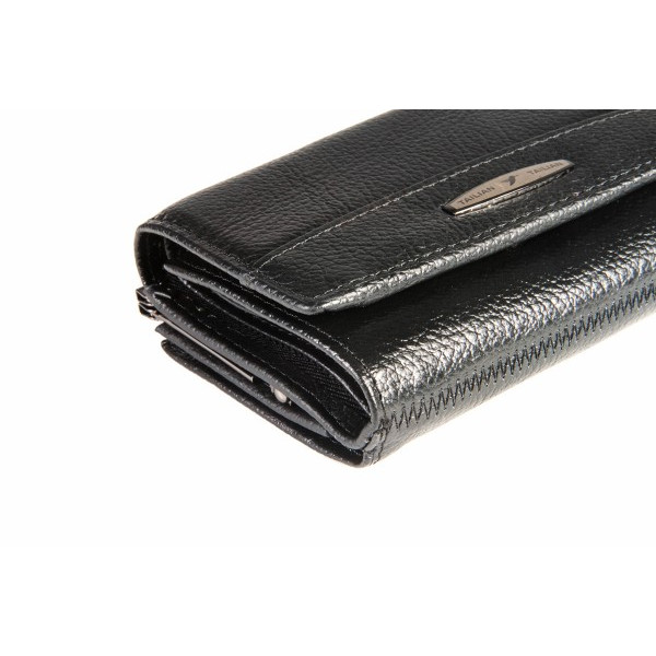 Кошелек женский из кожи Tailian (T727) 98640 Черный