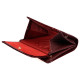 Женский кожаный кошелек складной маленький лаковый ST Leather (S1101A) 98204 Бордовый