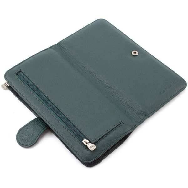 Современный женский кошелек с магнитом Marco Coverna MC-B031-950-7 (JZ6674) зелёный
