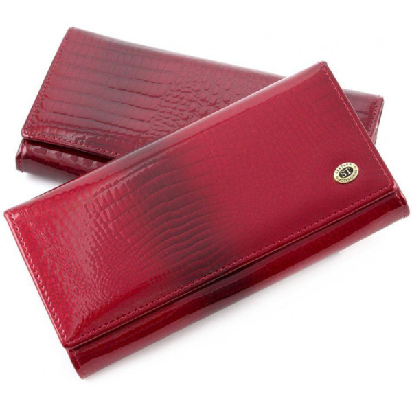 Женский кошелек из натуральной кожи ST Leather (S1001A) 98186 Красный