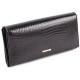Оригинальный лаковый кошелек из натуральной кожи  Marco Coverna MC-403-2480-1 (JZ6582) черный