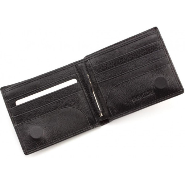 Чоловічий гаманець з натуралной шкіри ST Leather (ST-3) 98440 Чорний