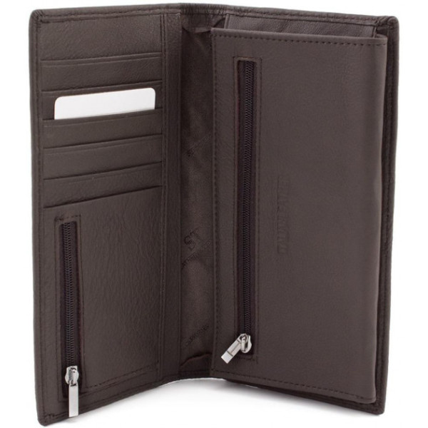 Мужской кожаный кошелек ST Leather (ST148) 98354 Коричневый