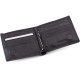 Чоловічий гаманець з натуралной шкіри ST Leather (ST-3) 98440 Чорний
