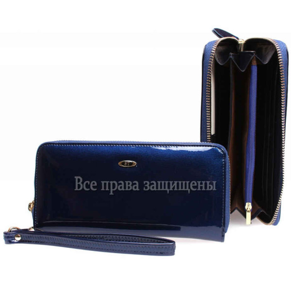 Синий женский кошелек