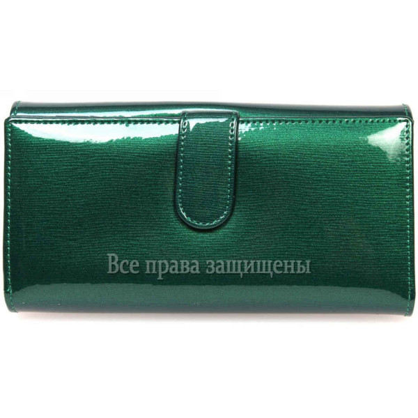 Стильный женский кошелек зеленого цвета