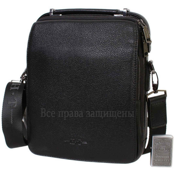 Повседневная мужская наплечная сумка из натуральной кожи с ручкой – H.T-Leather Mens Bags Collection (HT-5206-3) в категории купить сумки Украина