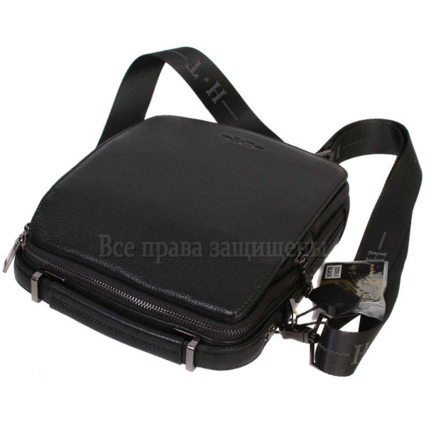 Повседневная мужская наплечная сумка из натуральной кожи с ручкой – H.T-Leather Mens Bags Collection (HT-5206-3) в категории купить сумки Украина