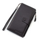 Кожаный дорожный кошелек для путешествий 19,5х10,5 Marco Coverna 1426 (1426 black) чёрный