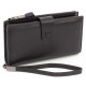 Кожаный дорожный кошелек для путешествий 19,5х10,5 Marco Coverna 1426 (1426 black) чёрный