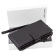 Кожаный дорожный кошелек для путешествий 19,5х10,5 Marco Coverna 1426 (1426 black) чёрный