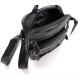 Качественная кожаная сумка мужская с ручкой для ладони JZ KO-021-2 18x22x7-9 Черная