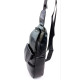 Сумка-слінг шкіряна крос боді JZ AN-8004-2 16x32x6-8 Чорна
