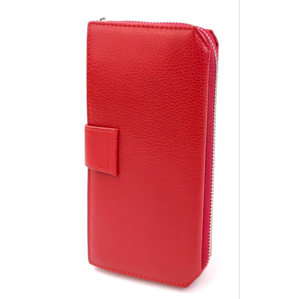 Модный Женский Красный Кошелек из натуральной кожи SF-ST228-Red: стильный аксессуар высокого качества
