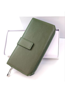 Зеленый Женский Кошелек Кожа SF-ST228-Green 