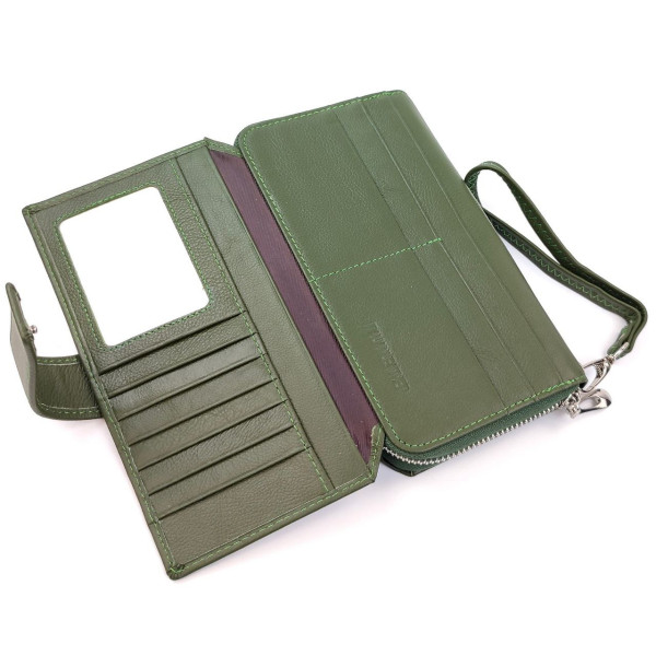 Зеленый Женский Кошелек SF-ST228-Green - стильный аксессуар для требовательных людей
