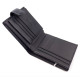 Мужской Черный Кожаный Кошелек SF-M2215-Black: стильный аксессуар для организации вашего образа