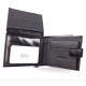 Мужской Черный Кожаный Кошелек SF-M2215-Black: стильный аксессуар для организации вашего образа
