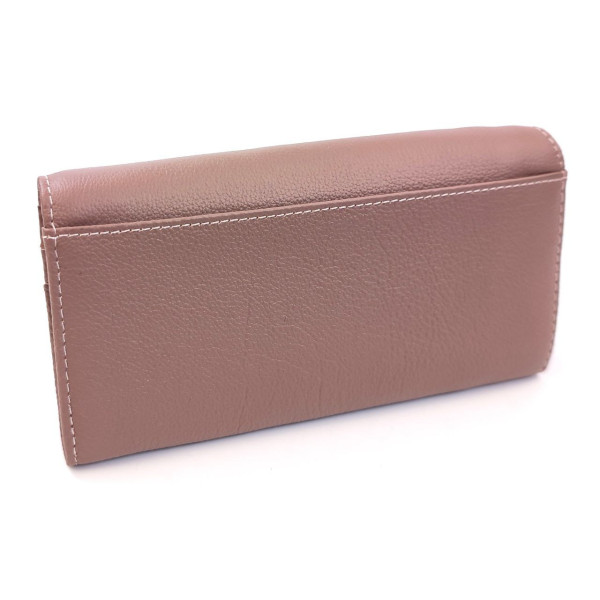 Женский Розовый Кошелек из натуральной кожи SF-HN826-Pink: стильный выбор для организации вашего образа
