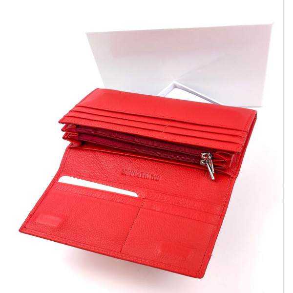 Женский Красный Кошелек из натуральной кожи SF-K-515-H09-Red: стильный аксессуар для организации вашего образа