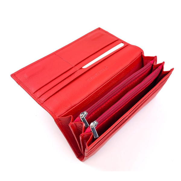 Женский Красный Кошелек из натуральной кожи SF-K-515-H09-Red: стильный аксессуар для организации вашего образа