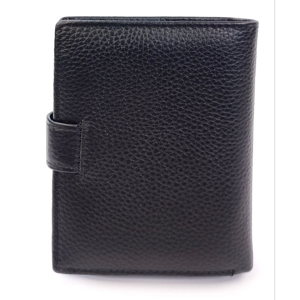 Черный Мужской Кожаный Кошелек SF-M09L-Black: стильный аксессуар для организации вашего образа