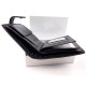 Черный Мужской Кожаный Кошелек SF-M09L-Black: стильный аксессуар для организации вашего образа