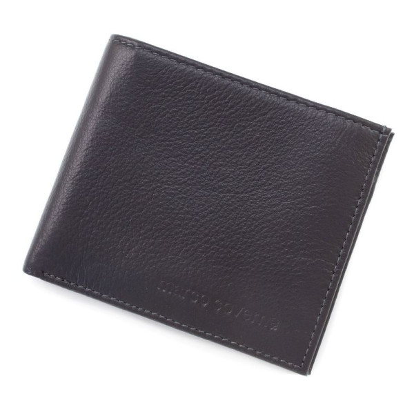 Модный мужской кошелек из кожи 11,5х9,5 Marco Coverna 237-1E(16577) черный