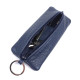 Практична шкіряна ключниця з надійною фурнітурою JZ N1644S-2 синя