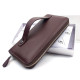 Красивый классический  кошелек - клатч из кожи для женщин  Salfeite F-38-1-BROWN коричневый