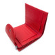 Маленький кошелек из кожи для женщин Salfeite F-44-RED красный