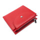 Маленький кошелек из кожи для женщин Salfeite F-44-RED красный