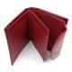 Женский  маленький лаковый кошелек из кожи Salfeite F-AE44-RED красный