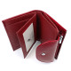 Женский  маленький лаковый кошелек из кожи Salfeite F-AE44-RED красный