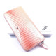 Оригинальный лаковый кошелек со стильным дизайном Slfeite F-AE38-1-PINK коралловый