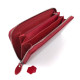 Лаковый кошелек из кожи с ремешком для руки Salfeite F-AE38-1-RED красный
